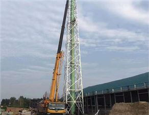 厂家 钢结构铁塔 排气烟囱 排风塔 玻璃钢铁塔