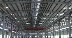 标准钢结构仓库工程双层钢架结构仓库制作二层钢结构彩钢仓库设计