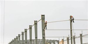 厂家东莞 现代物流园公共服务中心钢结构厂房动建